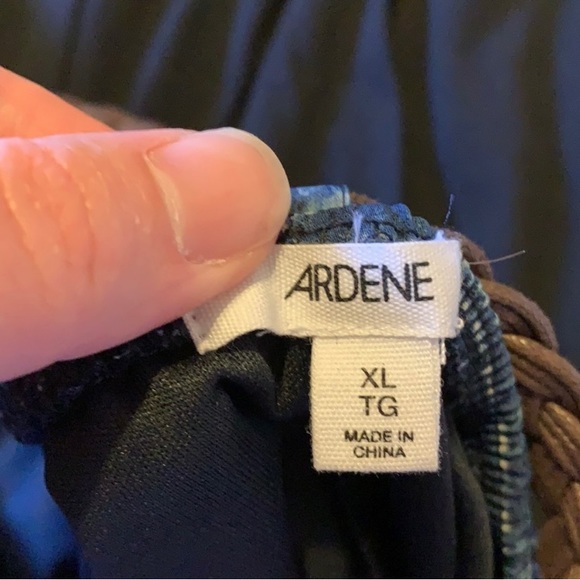 Strapless Summer Dress - Black & Blue XL - Picture 5 of 5